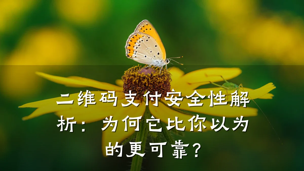 二维码支付安全性解析:为何它比你以为的更可靠?