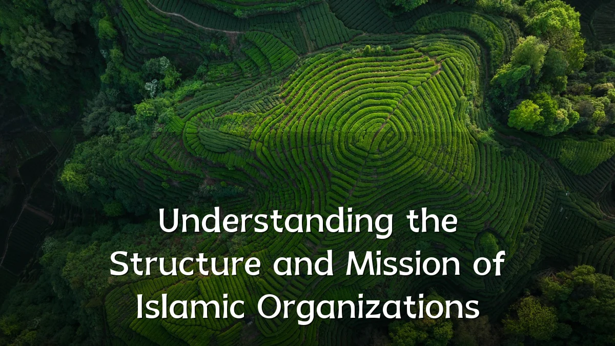 Understanding the Structure and Mission of Islamic Organizations