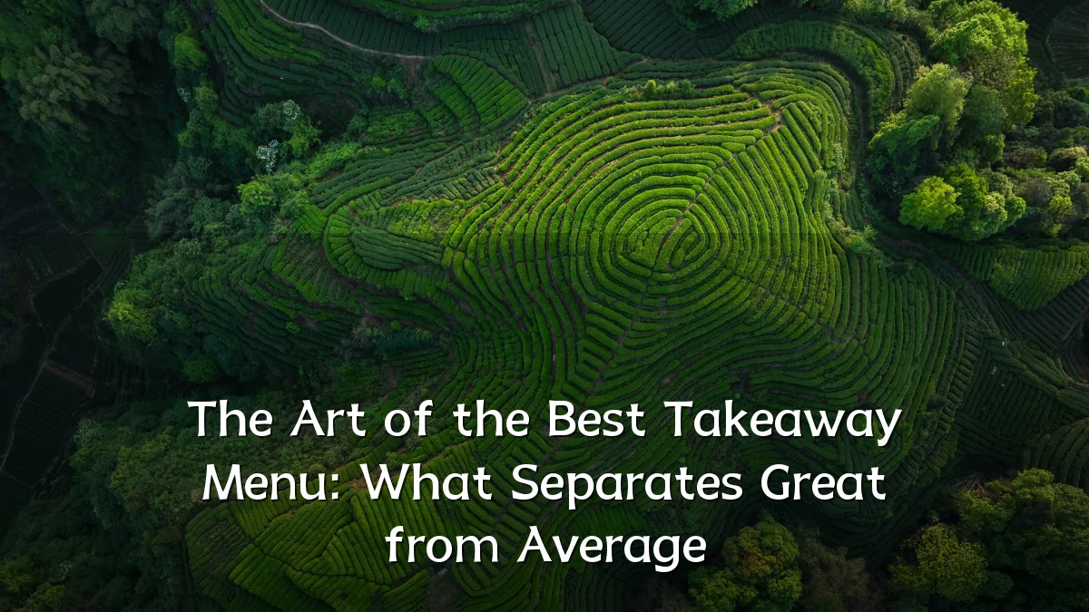 The Art of the Best Takeaway Menu: What Separates Great from Average