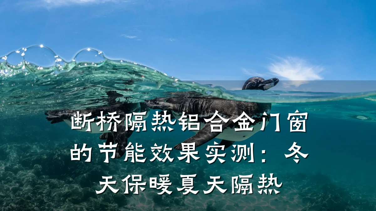 断桥隔热铝合金门窗的节能效果实测：冬天保暖夏天隔热