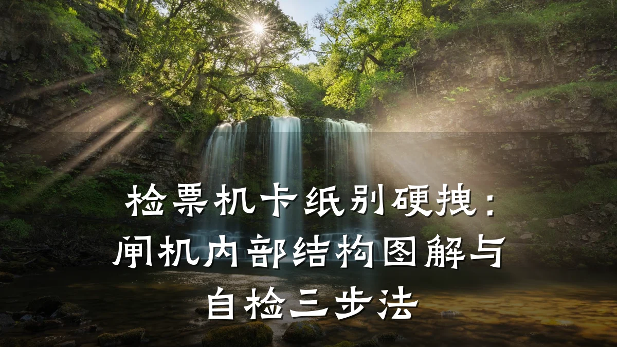 检票机卡纸别硬拽：闸机内部结构图解与自检三步法
